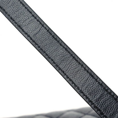 Saint Laurent Grain De Poudre Textured Mixed Matelasse Triquilt Medium Monogram Satchel Black 19 of 19