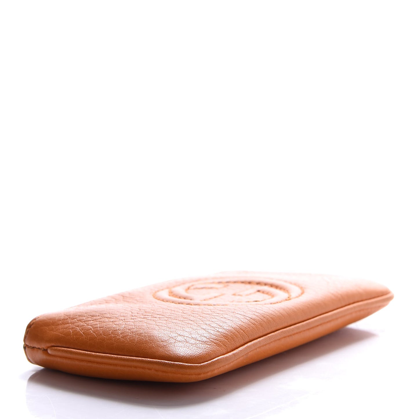 Pebbled Calfskin Soho Key Case Curcuma