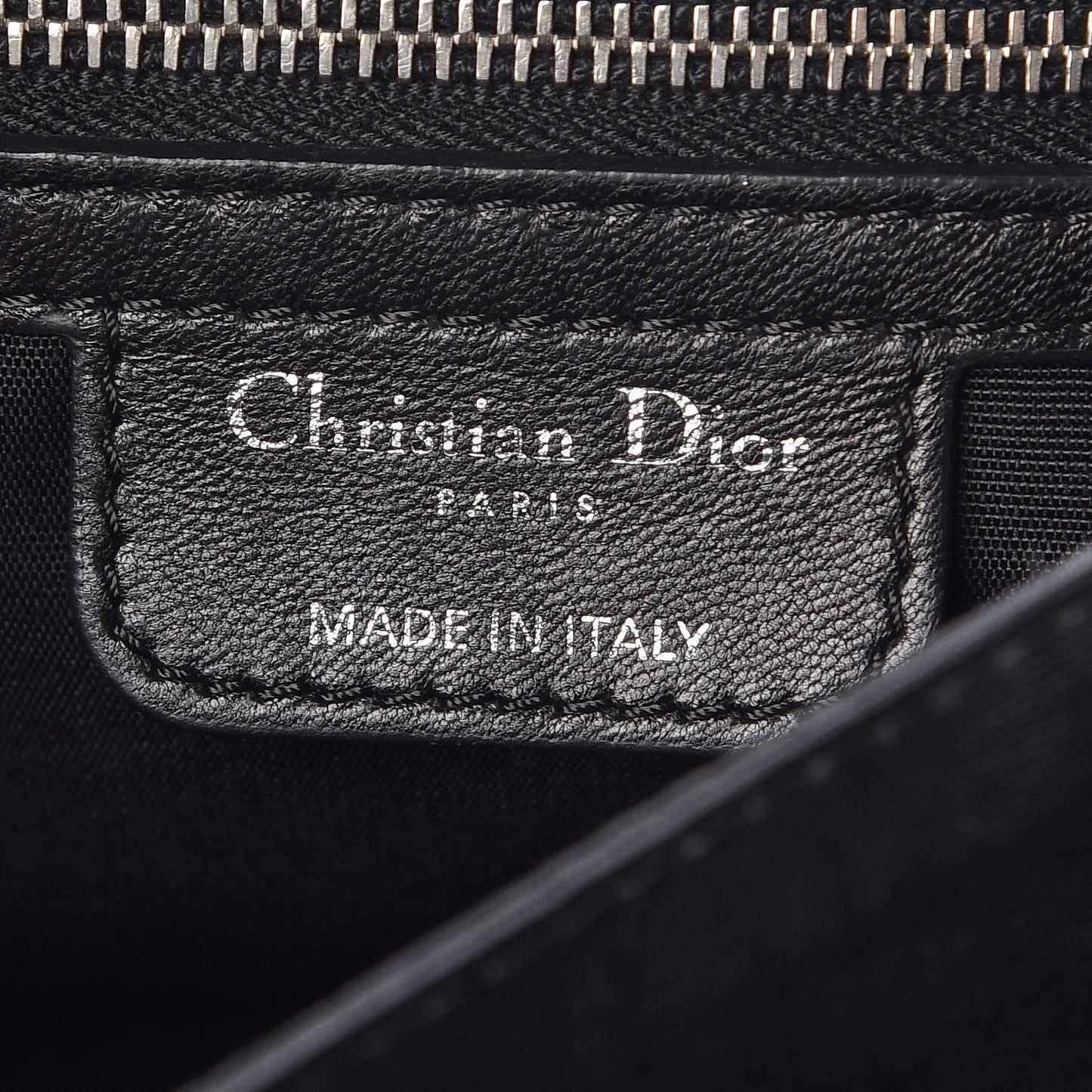 Lambskin Cannage Large New Lock Flap Black
