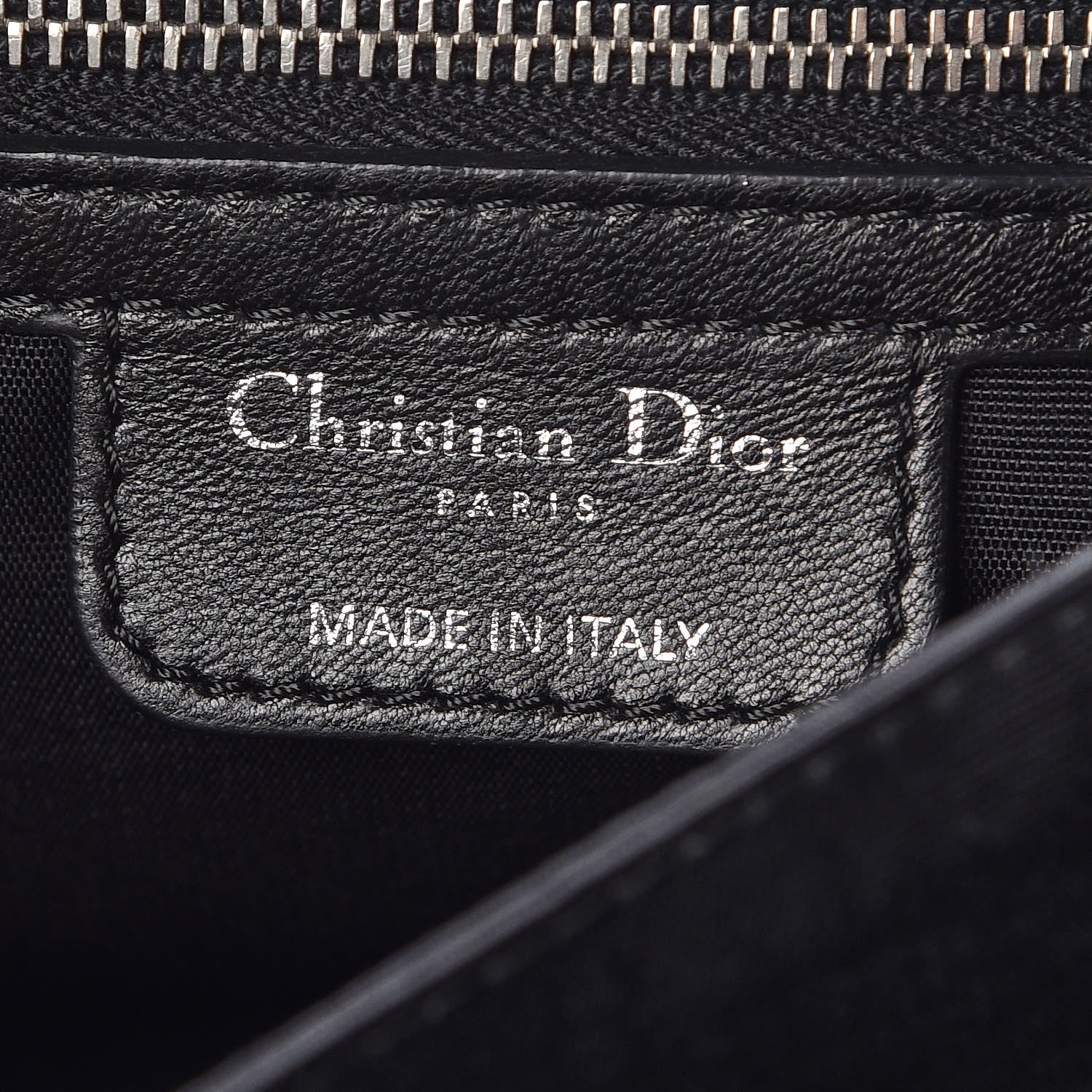 Christian Dior Lambskin Cannage Large New Lock Flap Black 6 of 7