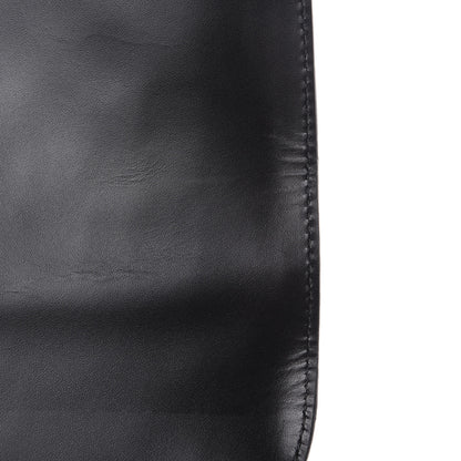 Gucci Guccissima Signature Single Buckle Flap Messenger Bag Black 10 of 10