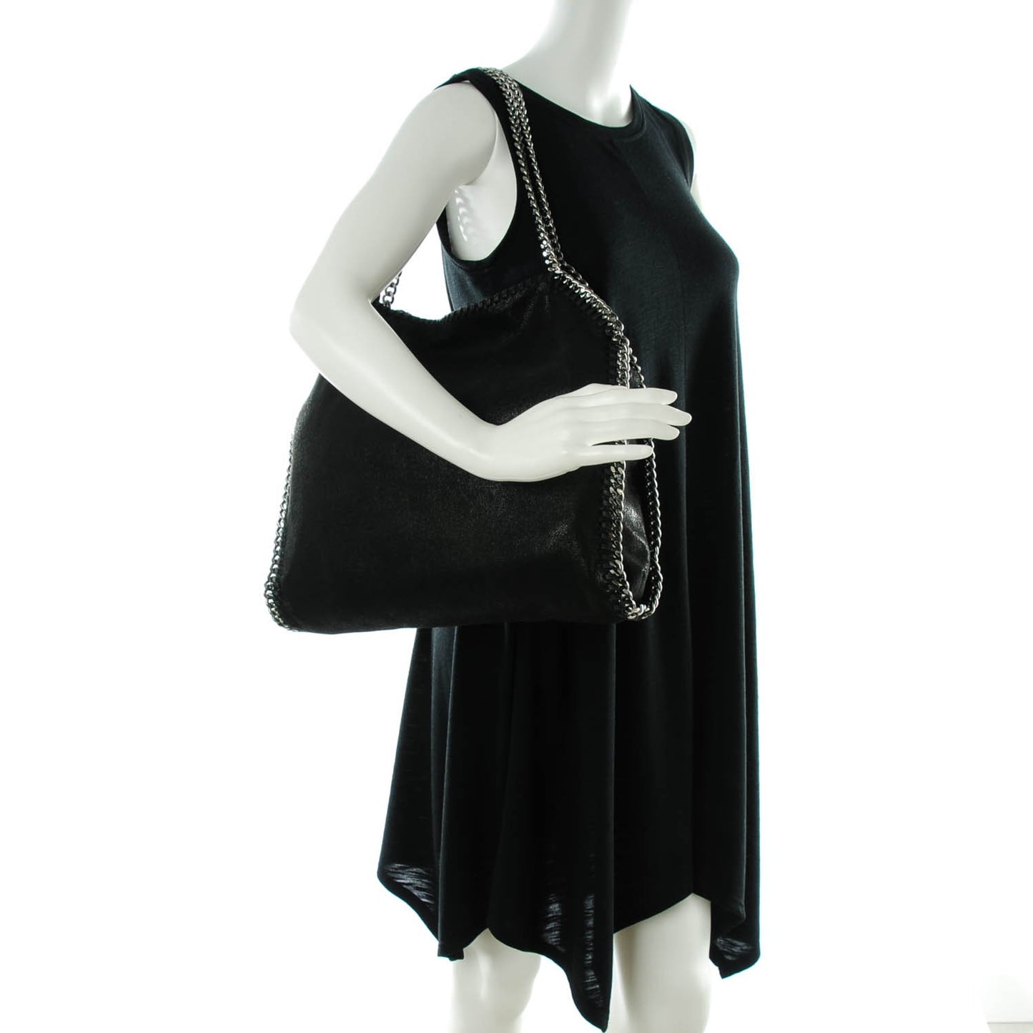 Shaggy Deer Big Falabella Tote Black