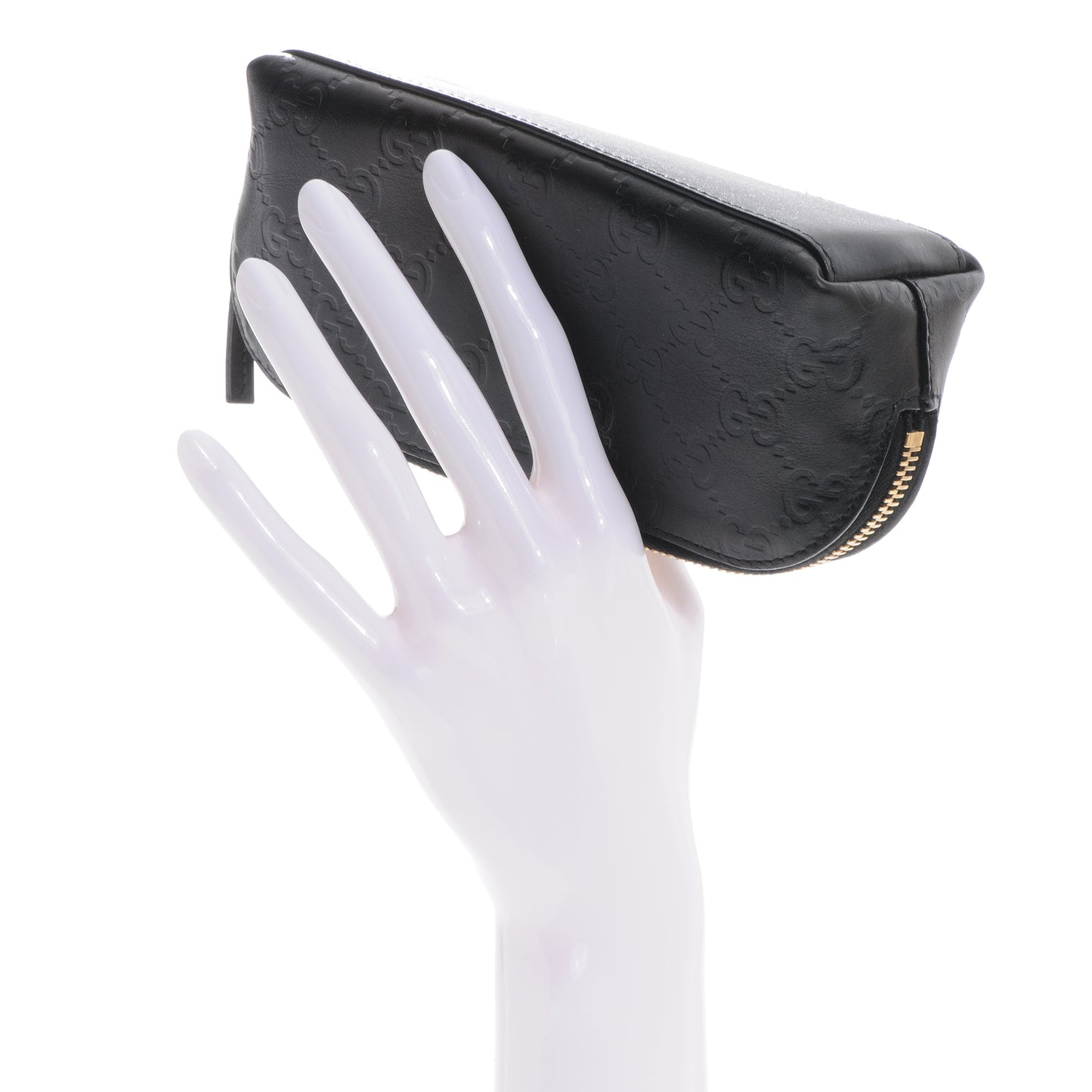 Guccissima Small Cosmetic Case Black