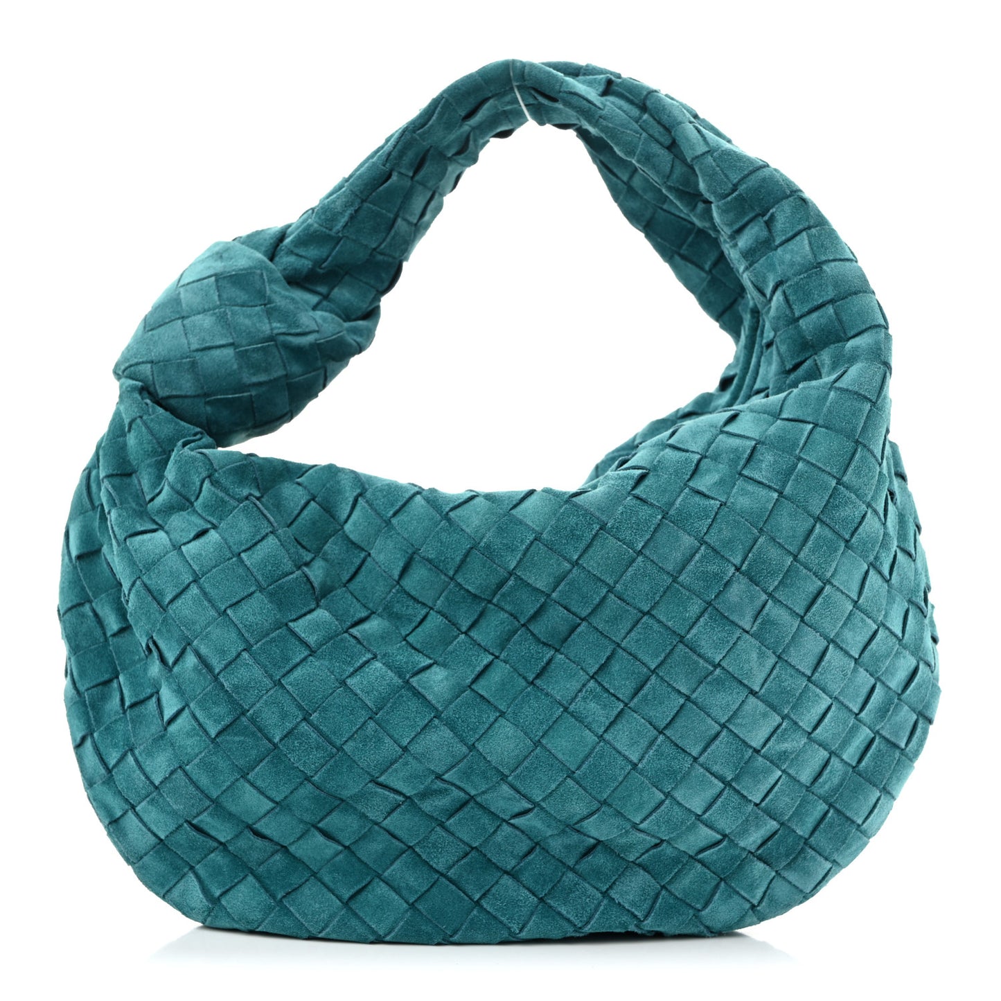 Suede Calfskin Intrecciato Teen Jodie Hobo Scuba