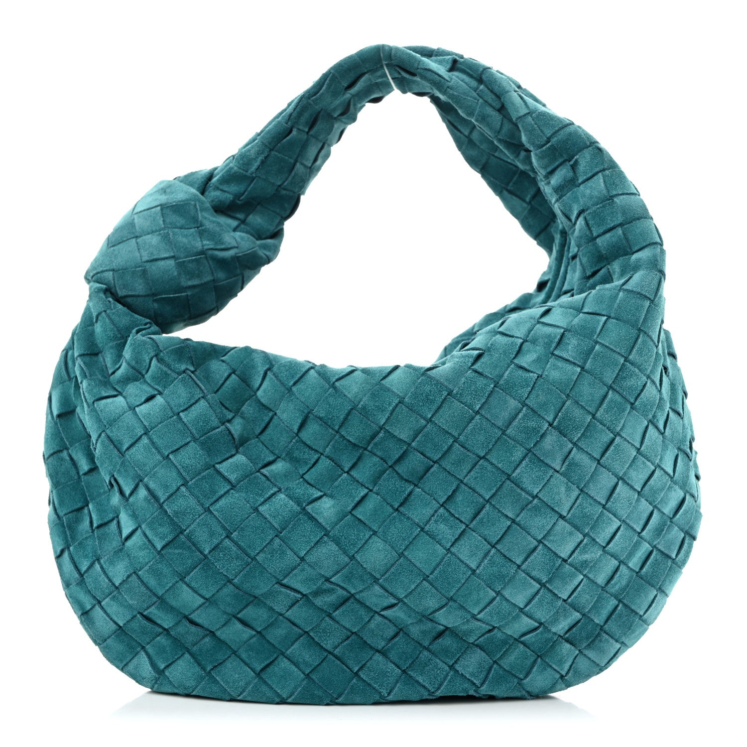 Bottega Veneta Suede Calfskin Intrecciato Teen Jodie Hobo Scuba 1 of 13