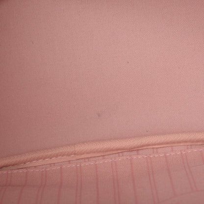 Louis Vuitton Damier Azur Neo Neverfull MM Rose Ballerine 9 of 10