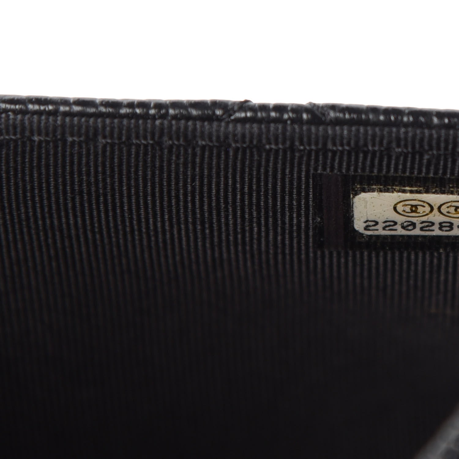 Chanel Caviar Quilted Wallet On Chain WOC Black 12 of 13