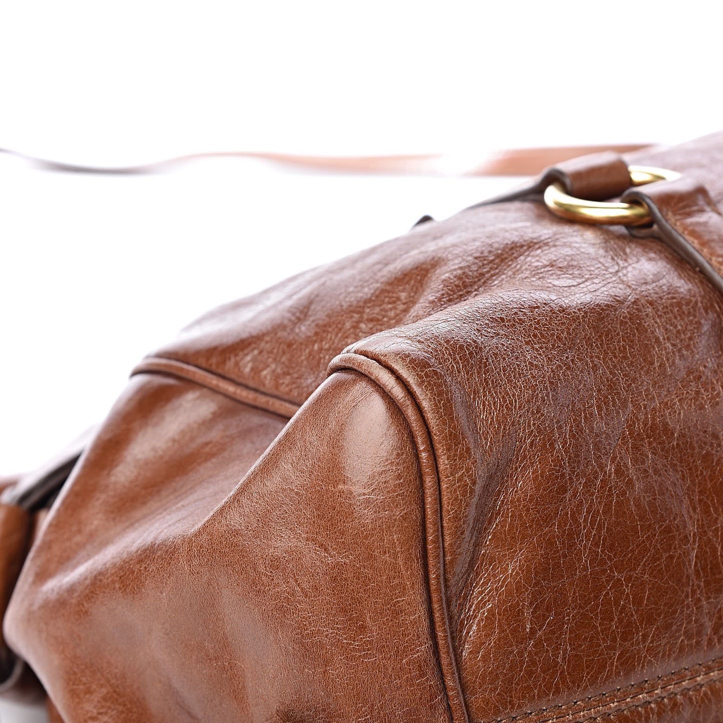 Vitello Lux Medium Bow Bag Palissandro