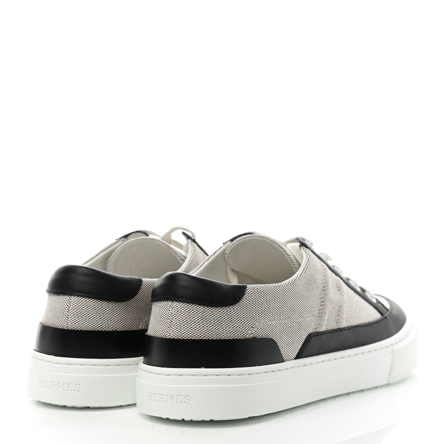 Canvas Calfskin Deep Sneakers 37 Prunoir Black