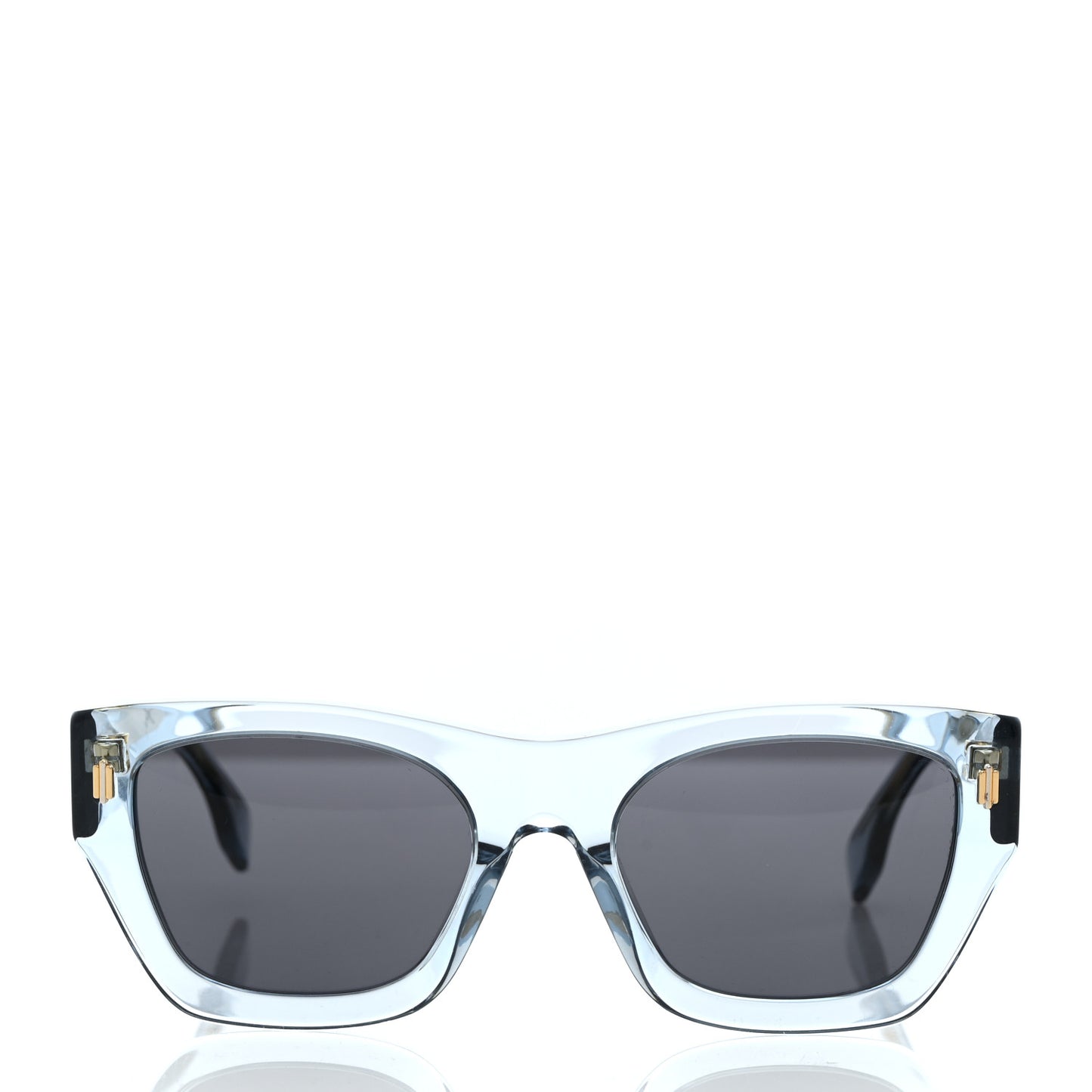 Acetate Fendi Roma Square Sunglasses FE401001I Blue