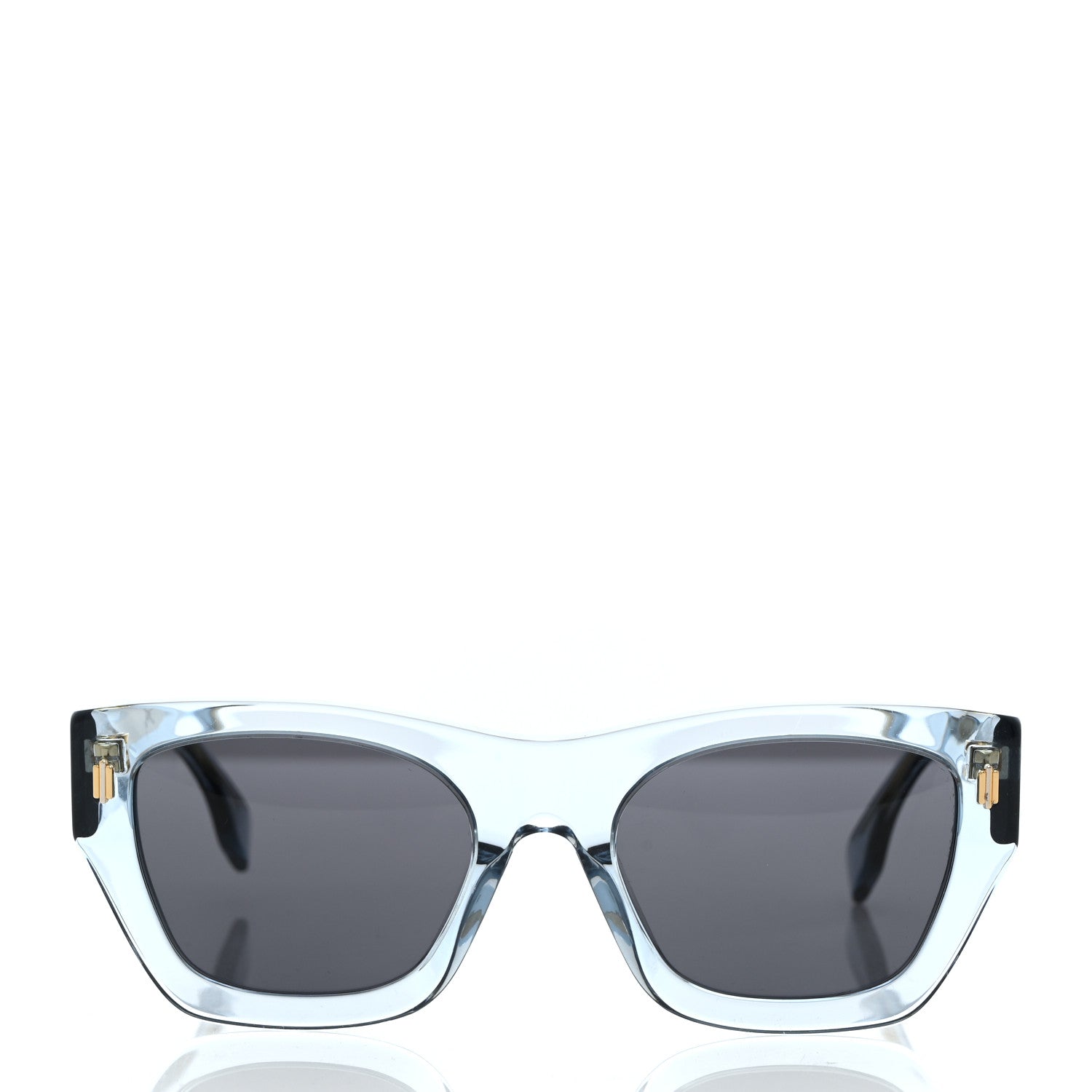 Fendi Acetate Fendi Roma Square Sunglasses FE401001I Blue 2 of 6
