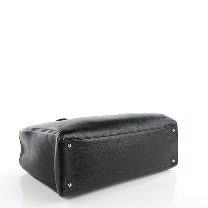 Chanel Calfskin Cerf Executive Shopper Tote Black 4 of 7