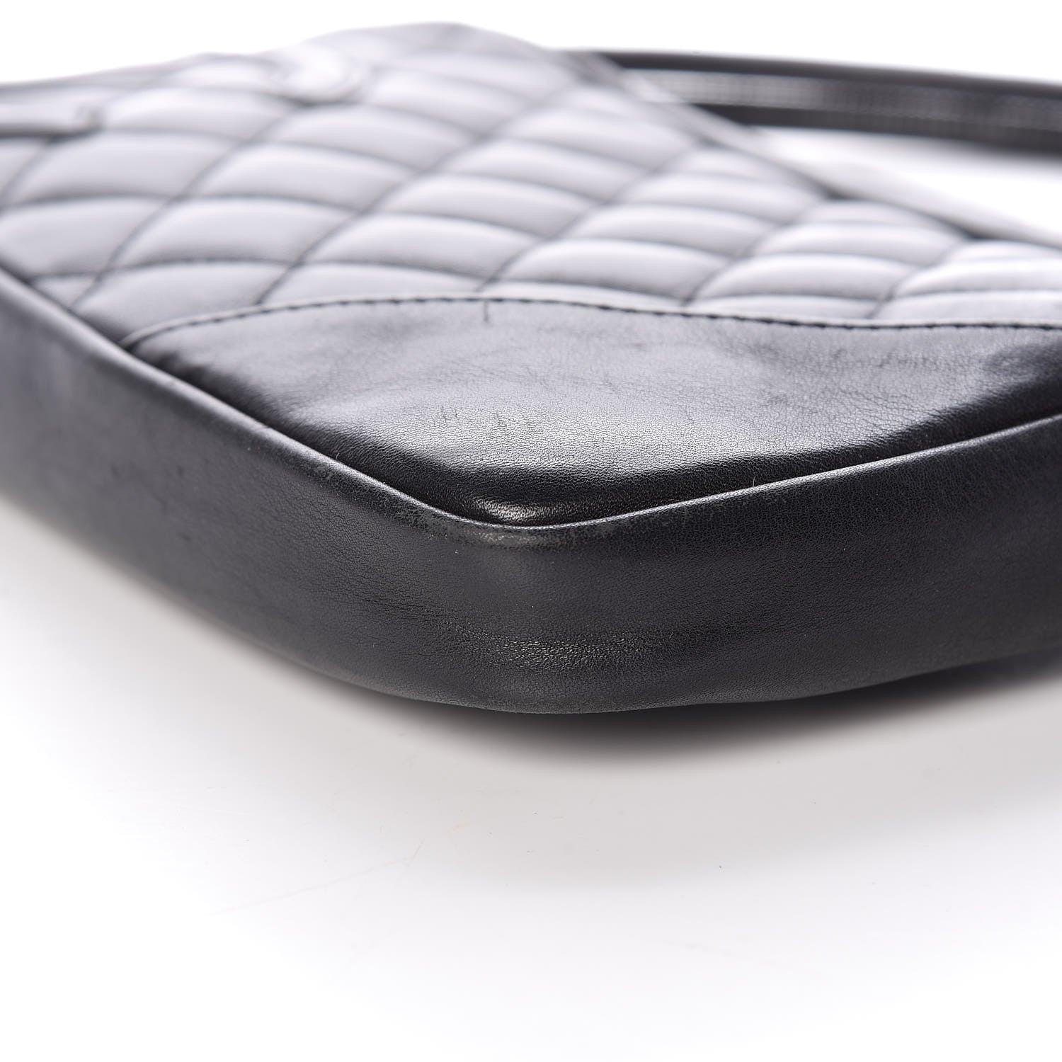 Chanel Calfskin Quilted Cambon Pochette Black 6 of 15
