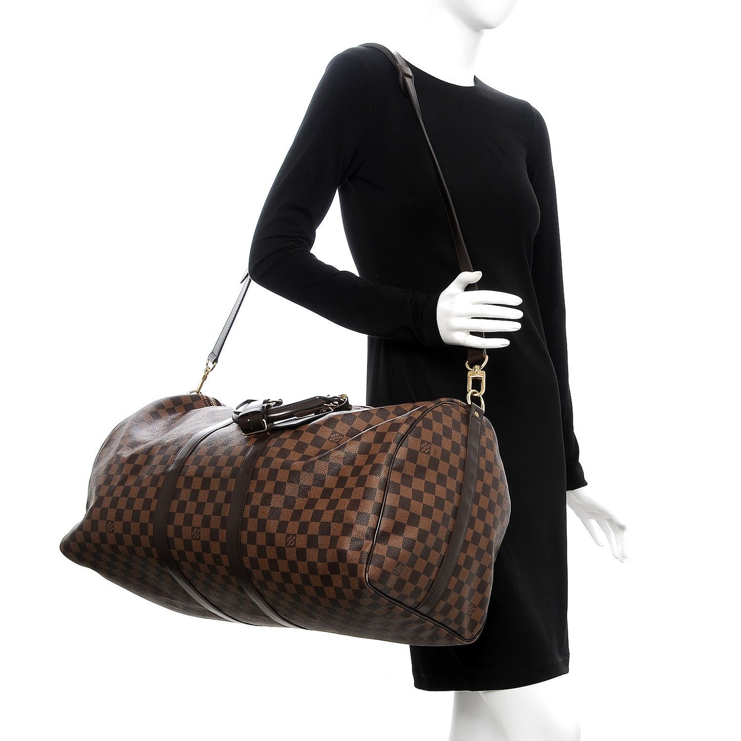 Damier Ebene Keepall Bandouliere 55