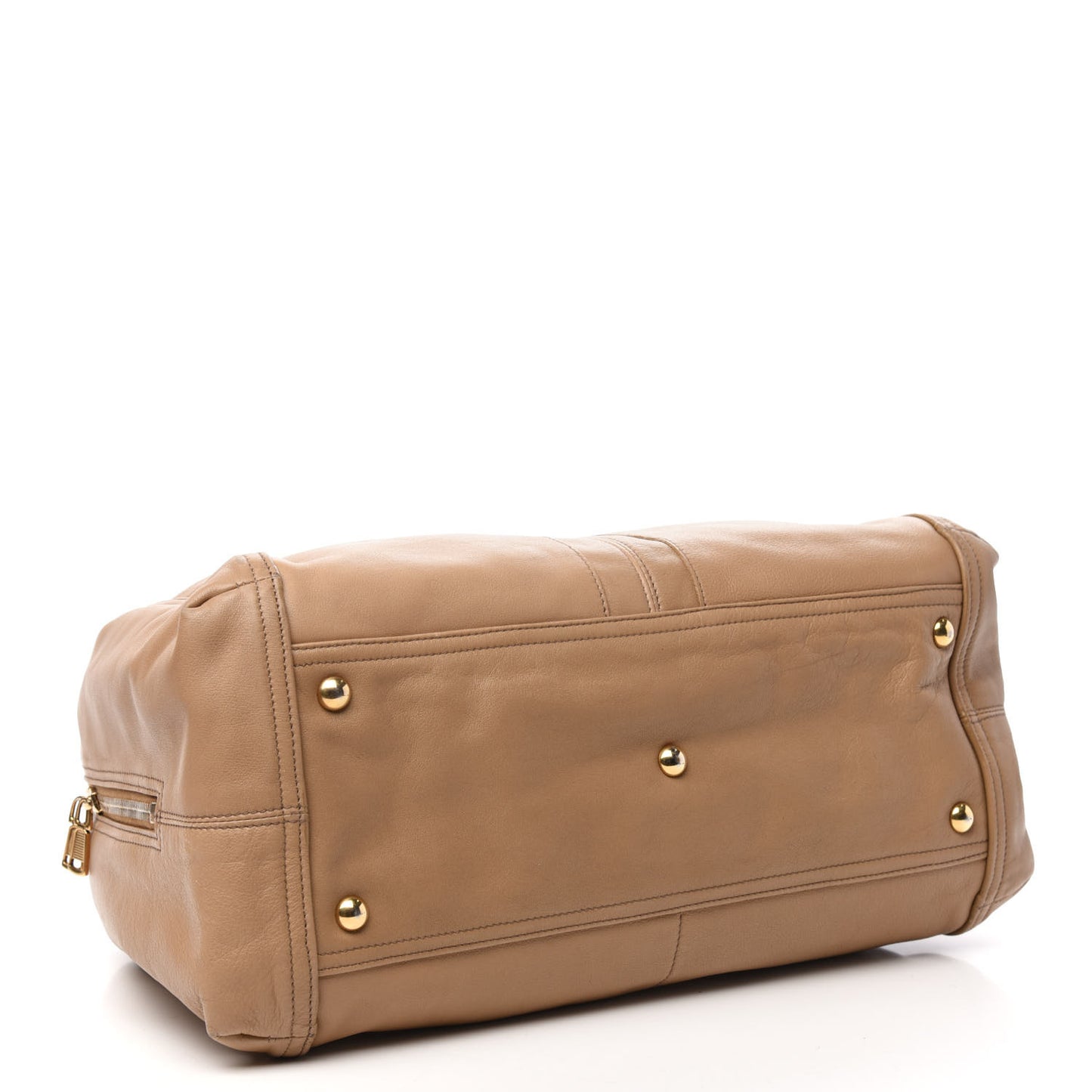 Calfskin Lucky Chyc Boston Beige