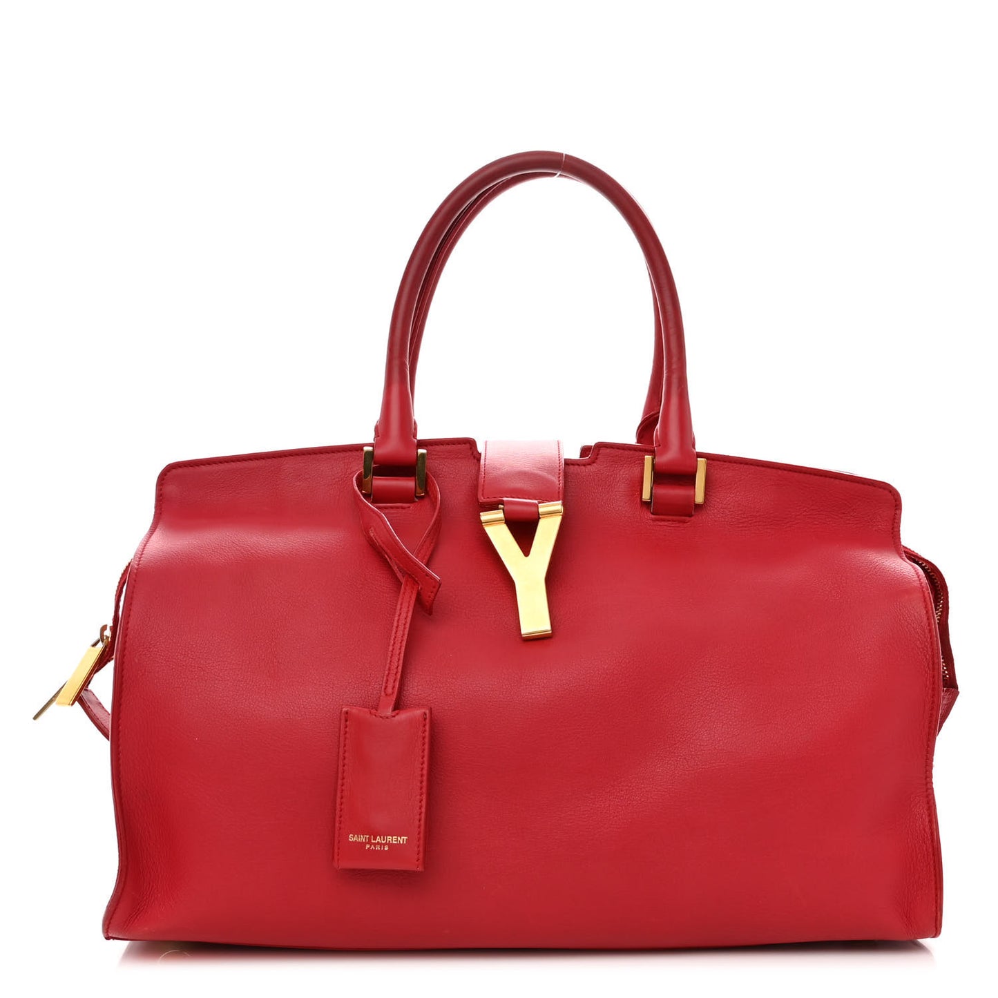 Calfskin Medium Classic Y Cabas Red