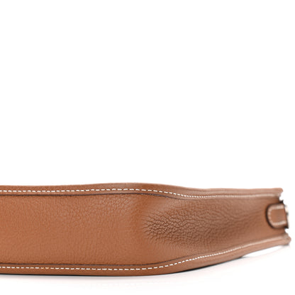 Hermes Taurillon Clemence Allegro Evelyne TPM Gold Cornaline White 11 of 12