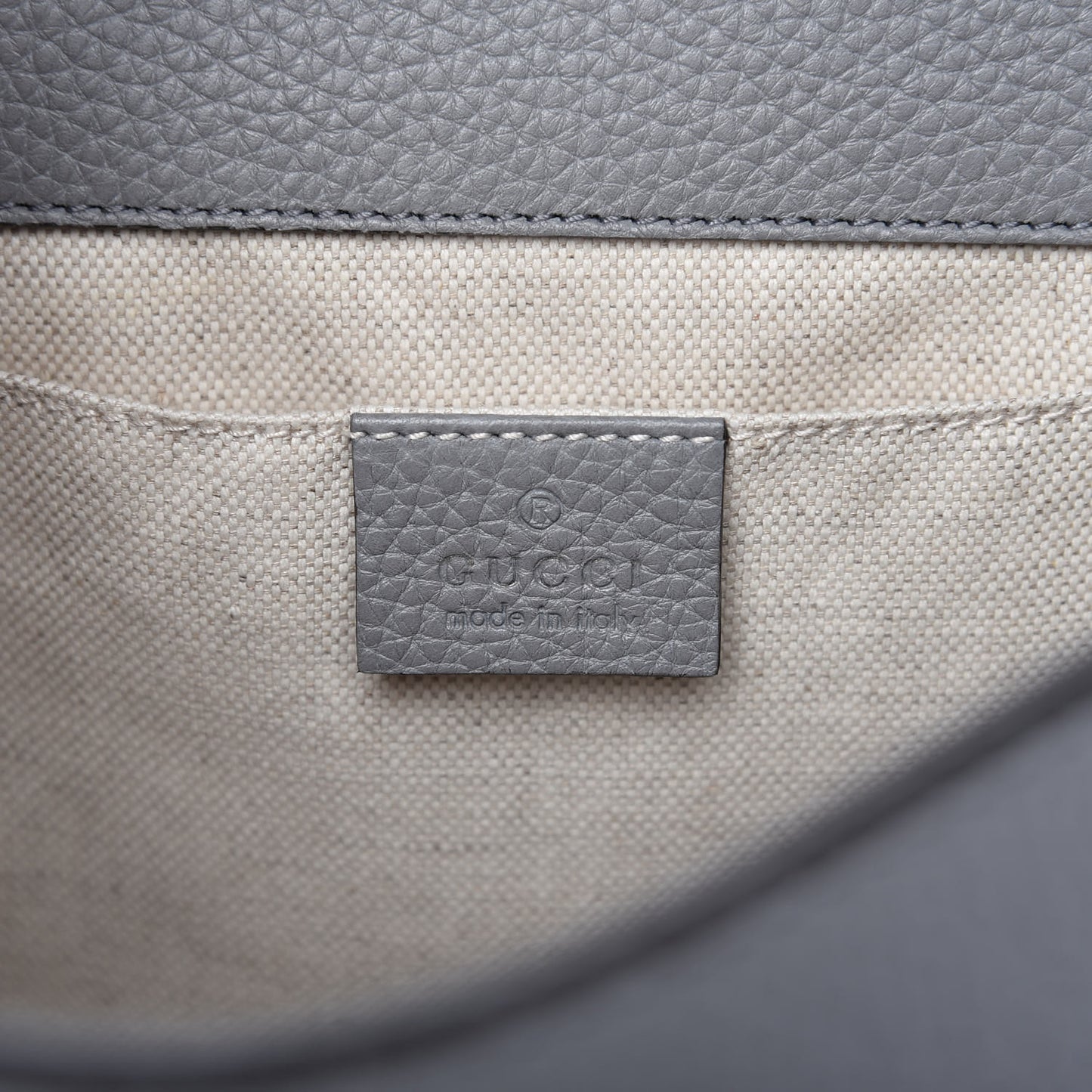 Cellarius Calfskin Mini GG Marmont Top Handle Bag Deep Grey