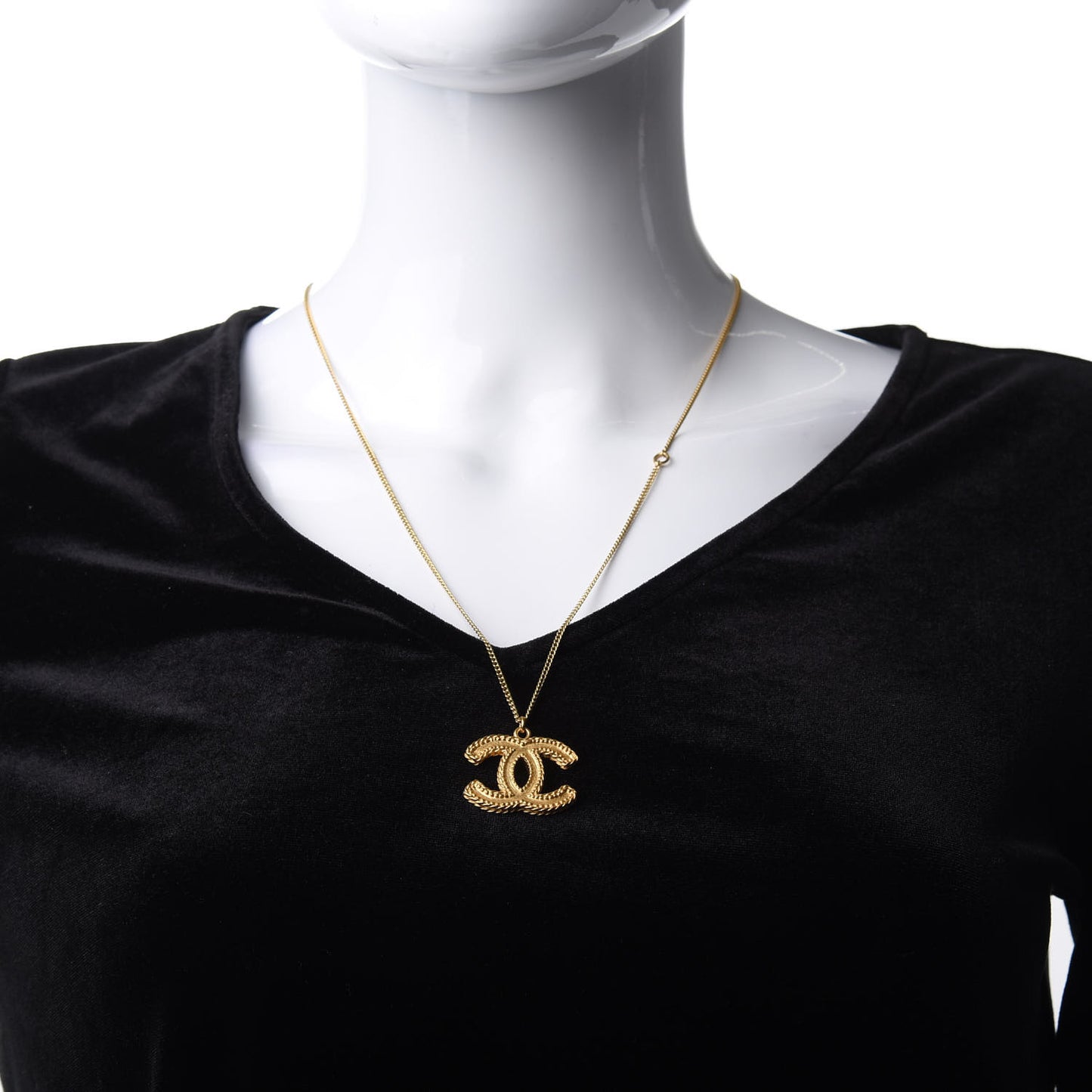 CC Necklace Matte Gold