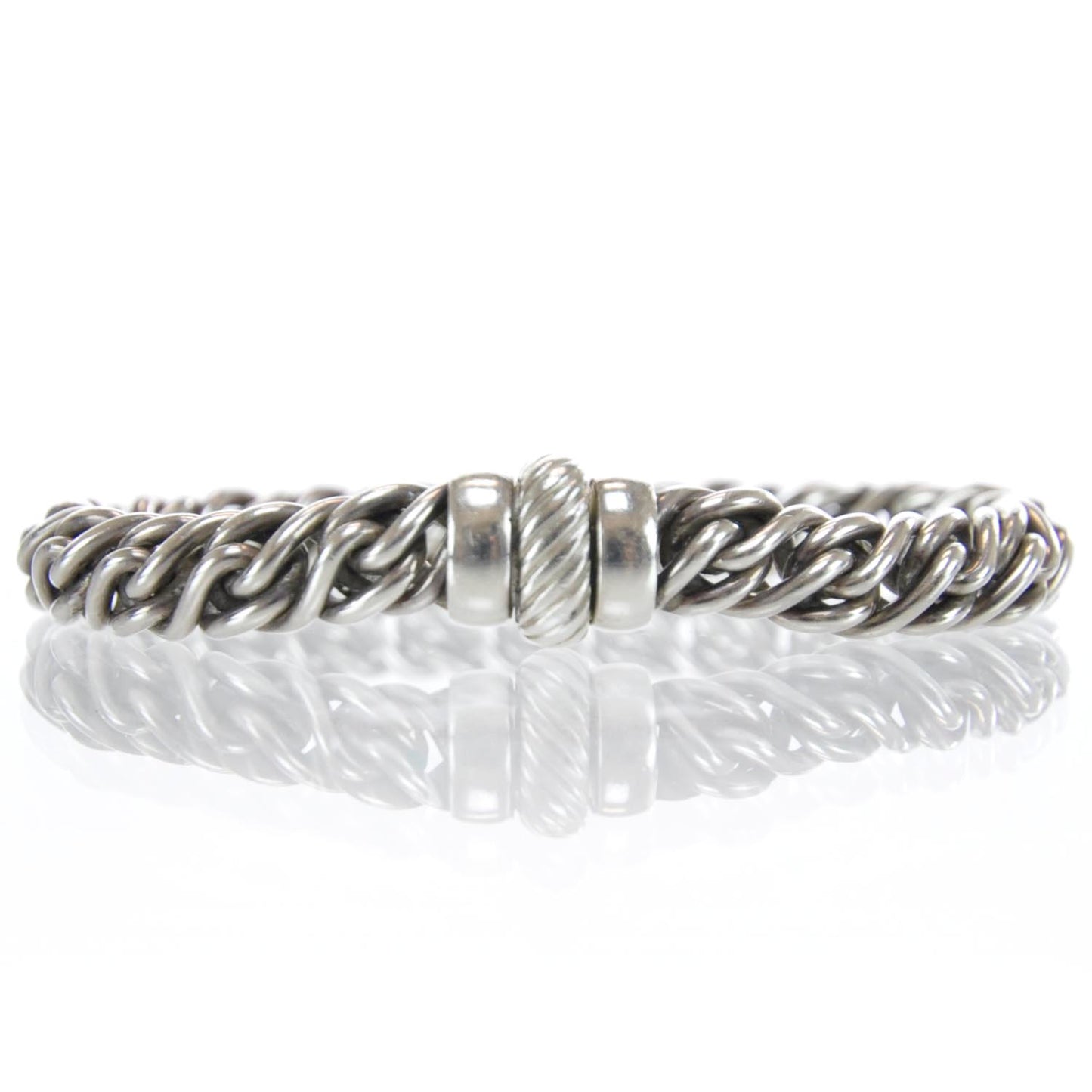 Sterling Silver Lyrica Rope Bracelet