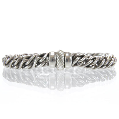 David Yurman Sterling Silver Lyrica Rope Bracelet 1 of 5