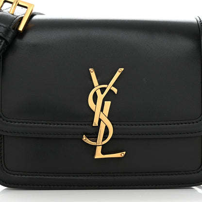 Saint Laurent Smooth Calfskin Small Solferino Satchel Black 8 of 12