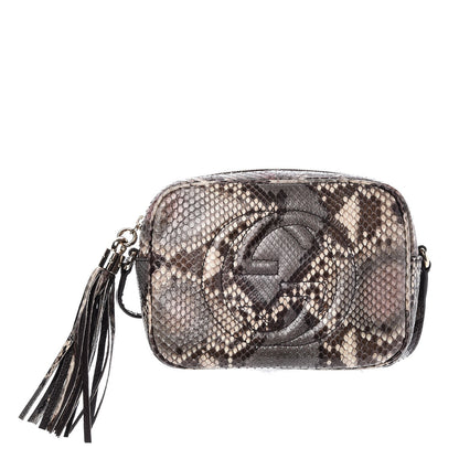 Gucci Python Small Soho Disco Bag Natural 1 of 7