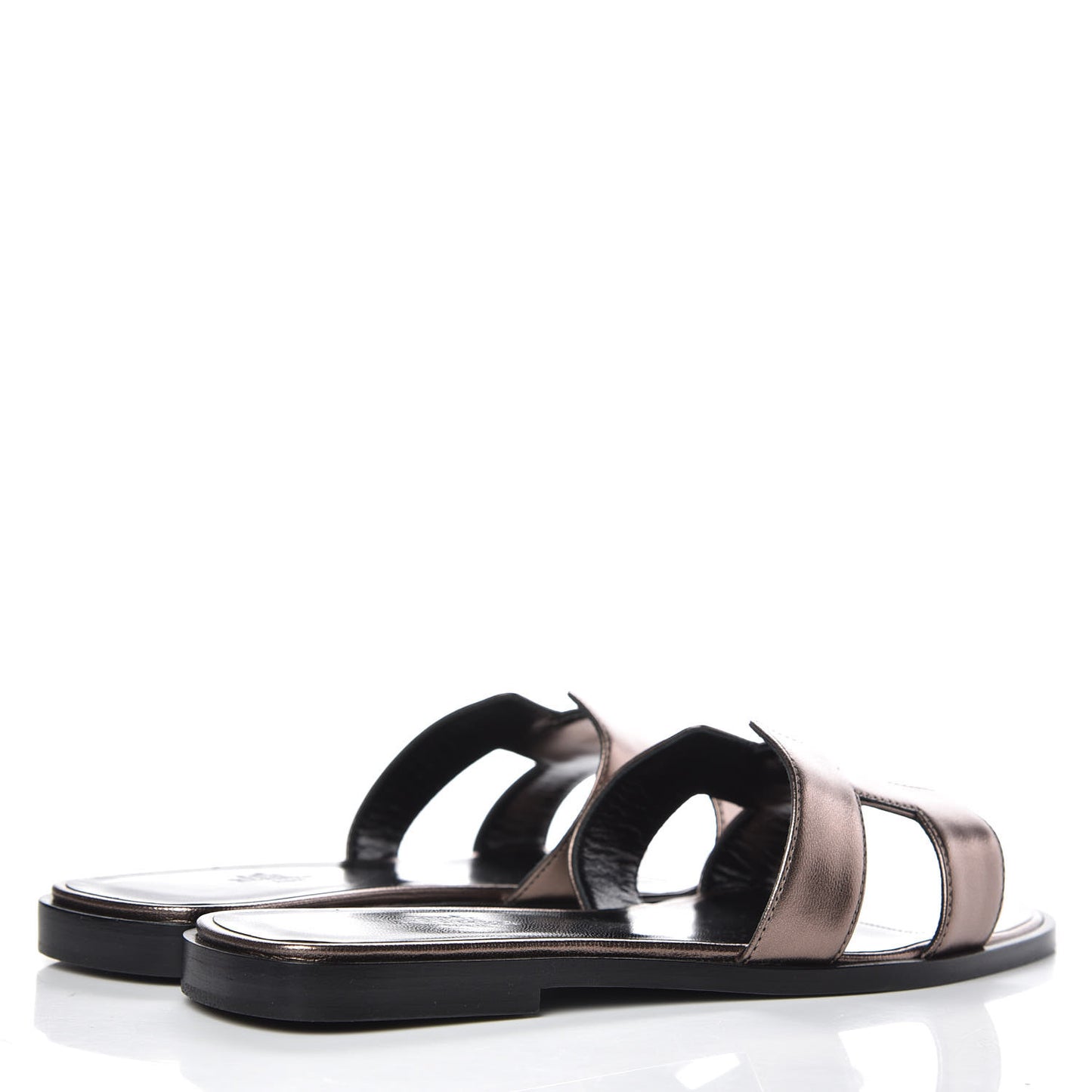 Metallic Nappa Oran Sandals 37 Or Vieilli