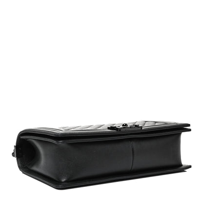 Chanel Caviar Quilted New Medium Boy Flap So Black 4 of 9