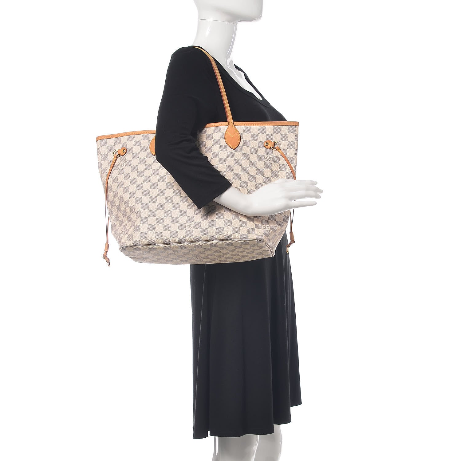 Louis Vuitton Damier Azur Neverfull MM 2 of 20