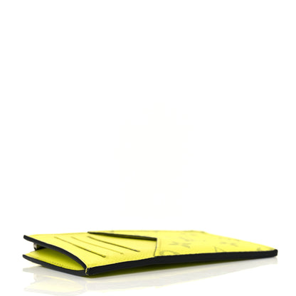 Louis Vuitton Monogram Taiga Coin Card Holder Yellow 4 of 8