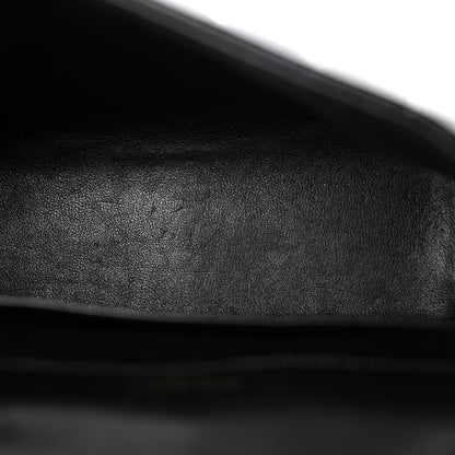 Saint Laurent Lambskin Matelasse Monogram Medium Vicky Chain Bag Black 5 of 11