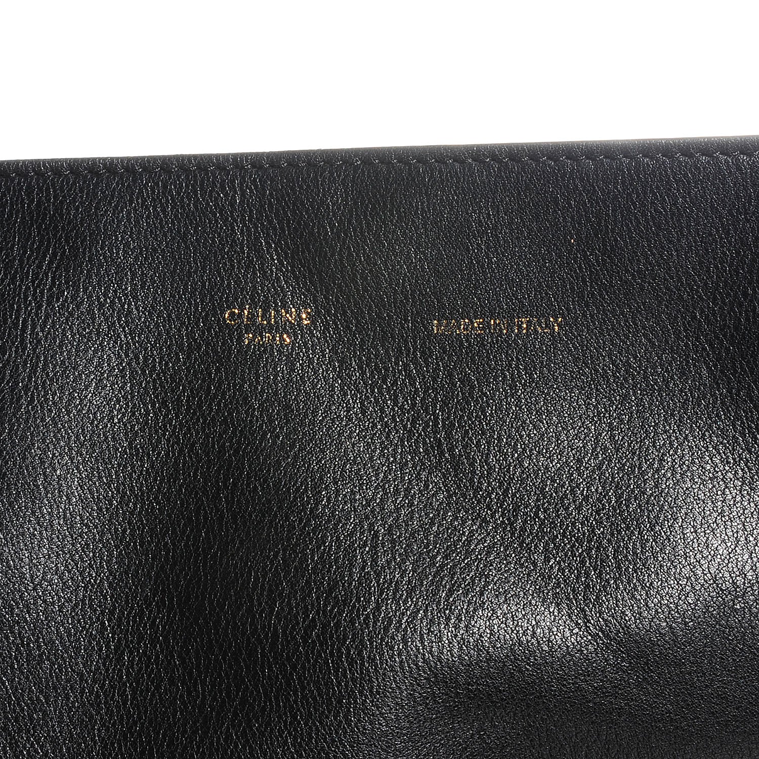 Celine Soft Grained Calfskin Medium Cabas Phantom Black 9 of 9