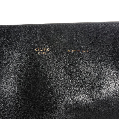 Celine Soft Grained Calfskin Medium Cabas Phantom Black 9 of 9