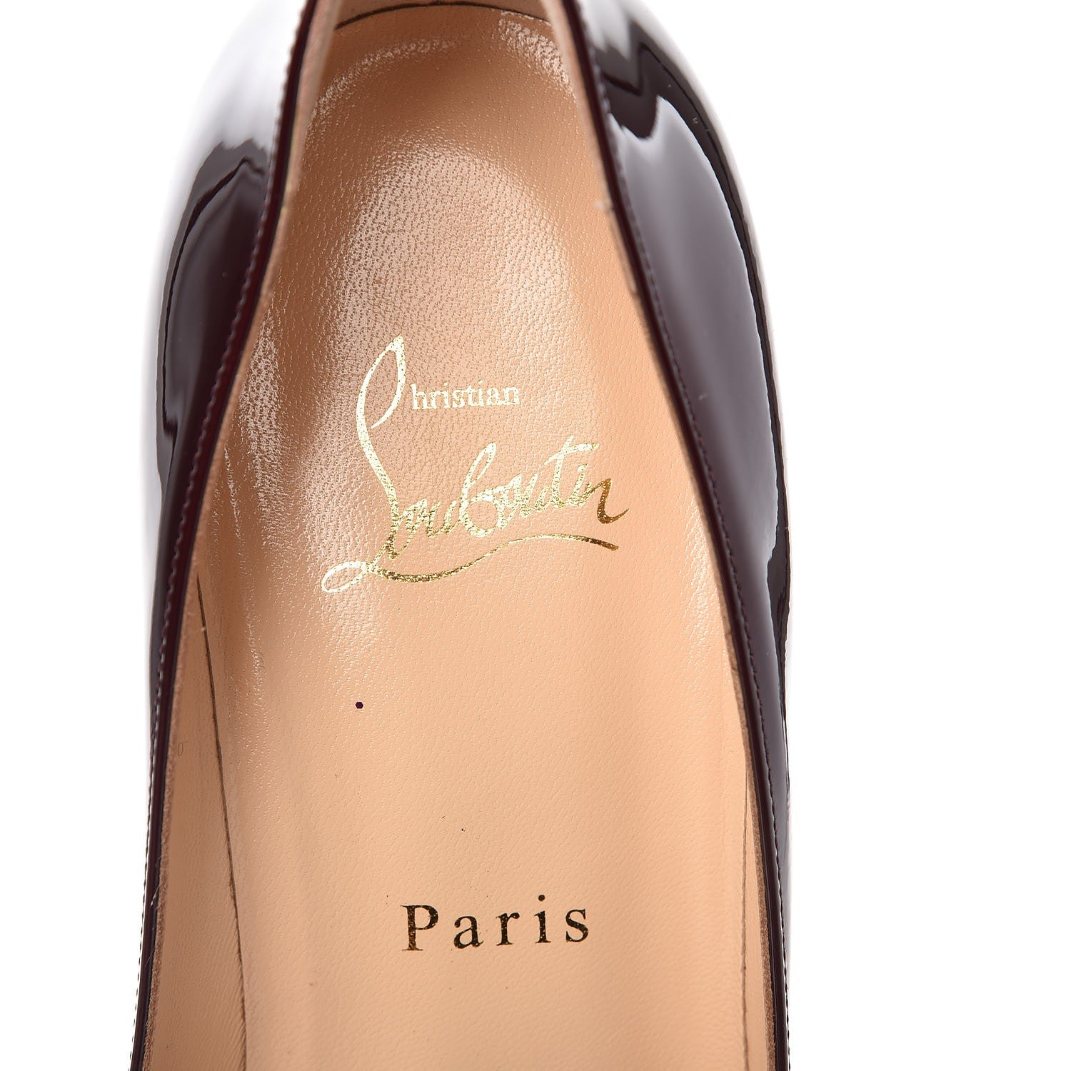 Christian Louboutin Patent Decollete 554 70 Pumps 38.5 Orthodoxe 7 of 9