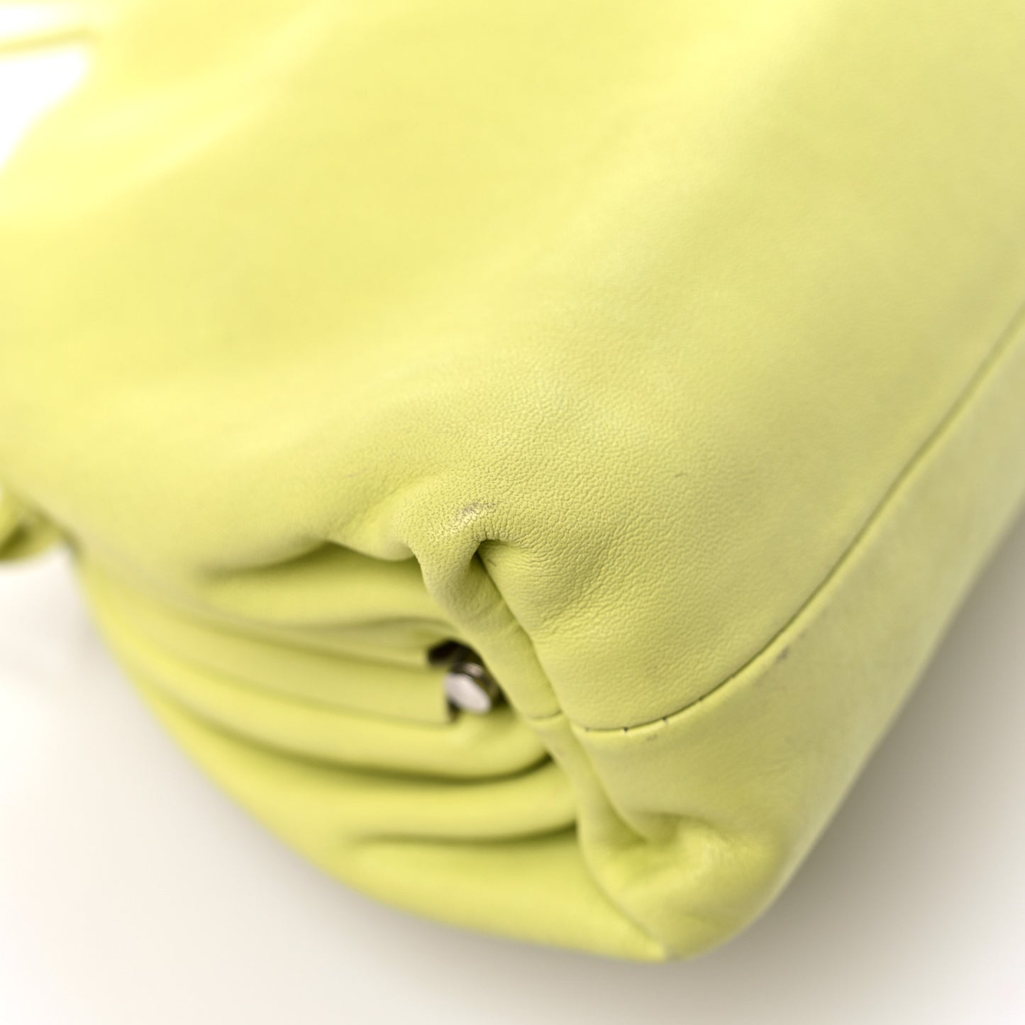 Butter Calfskin The Mini Pouch Kiwi