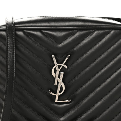 Saint Laurent Calfskin Matelasse Monogram Lou Camera Bag Black 8 of 10