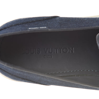 Louis Vuitton Denim Moccasin Bay Harbor 10 Navy 7 of 9