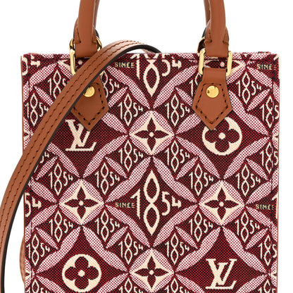 Louis Vuitton Jacquard Since 1854 Petit Sac Plat Bordeaux 8 of 11