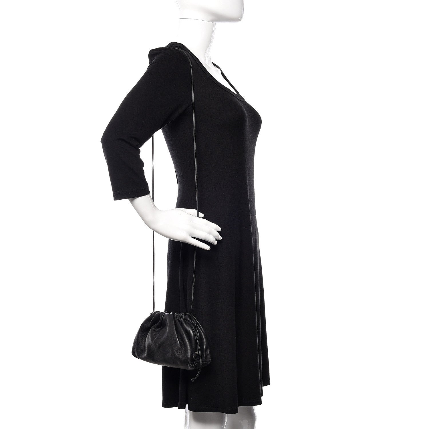 Bottega Veneta Butter Calfskin The Mini Pouch Black 2 of 10