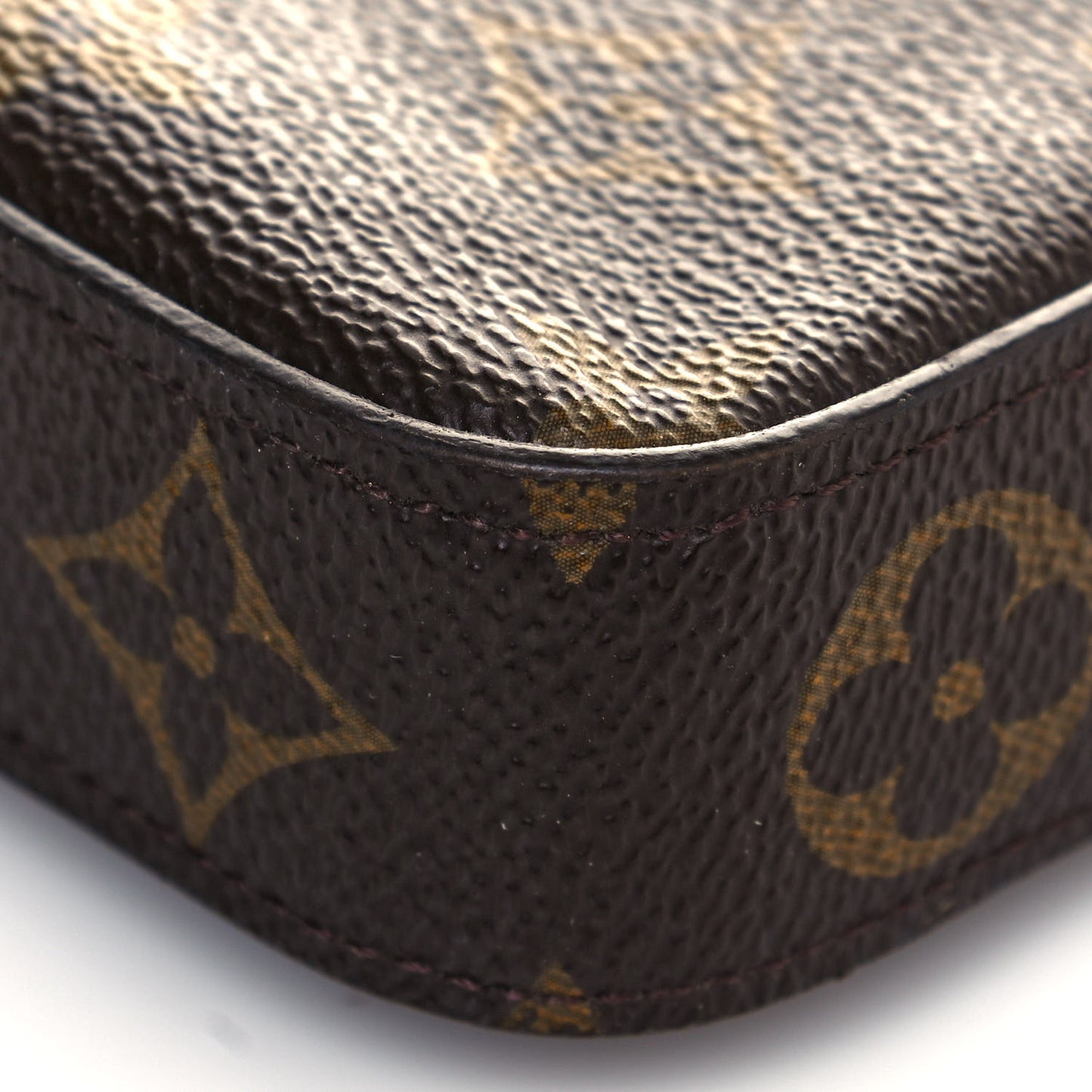 Monogram Pochette Felicie Chain Wallet Fuchsia
