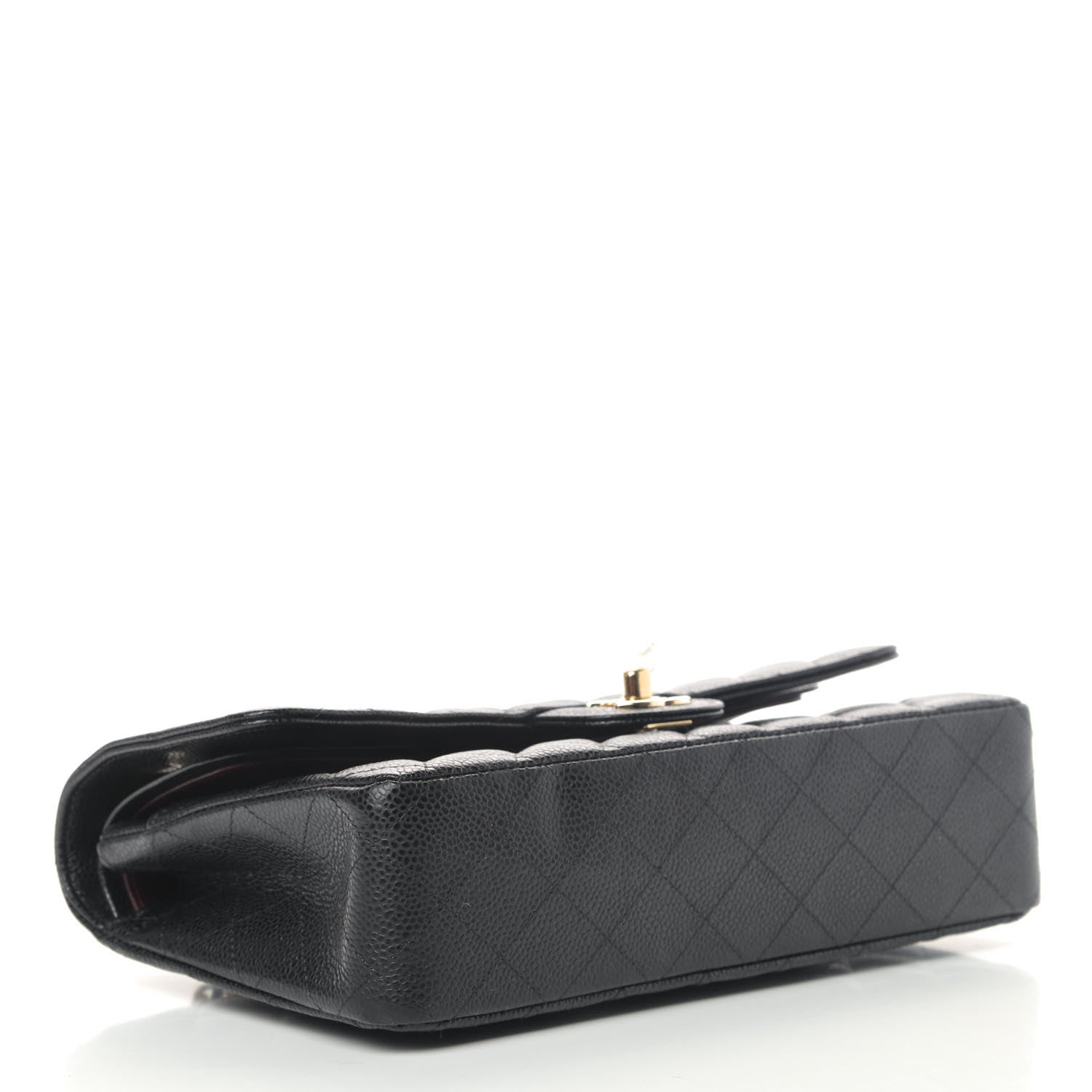 Chanel Caviar Quilted Medium Double Flap Black 3 of 4