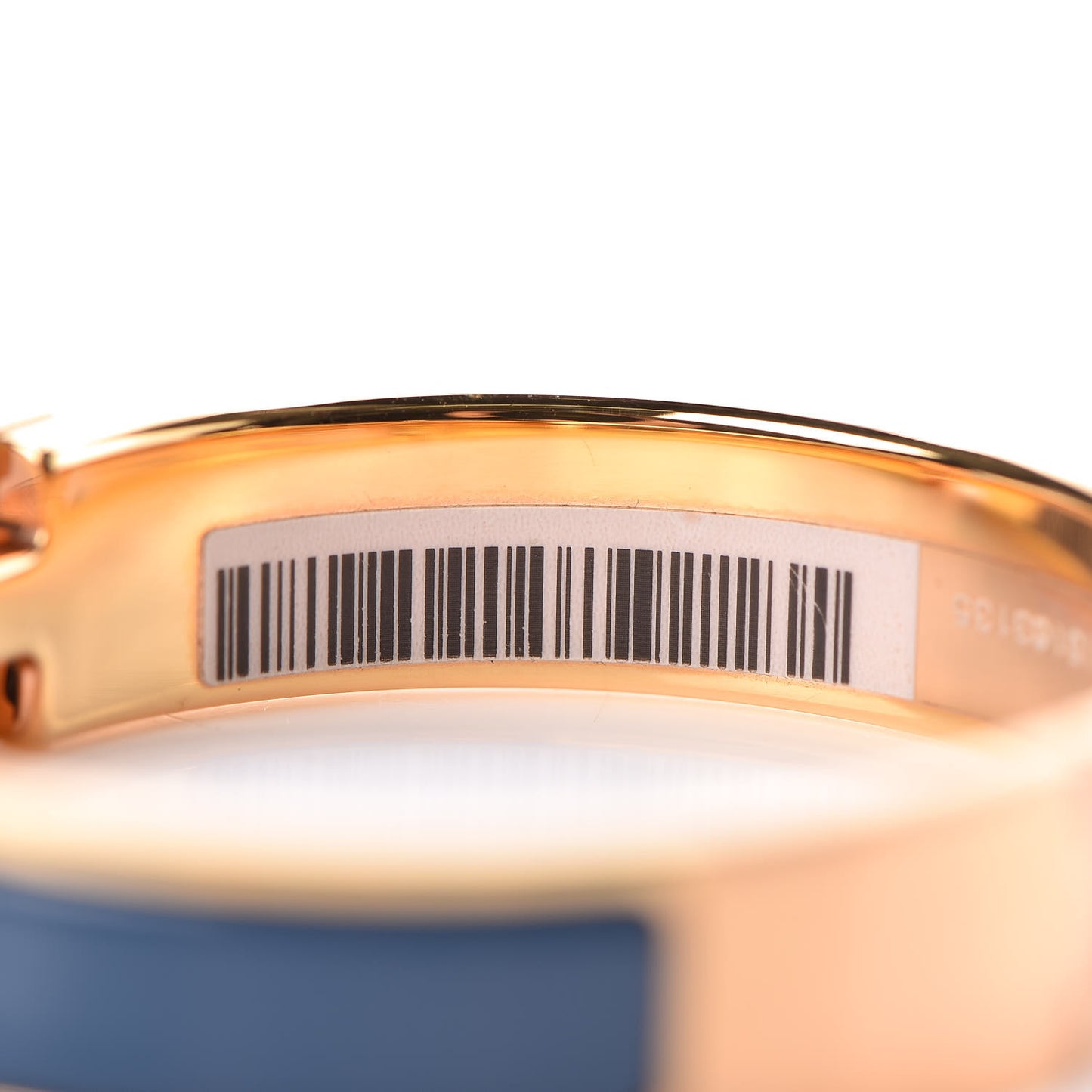 Enamel Narrow Clic Clac H Bracelet PM Bleu De Genes