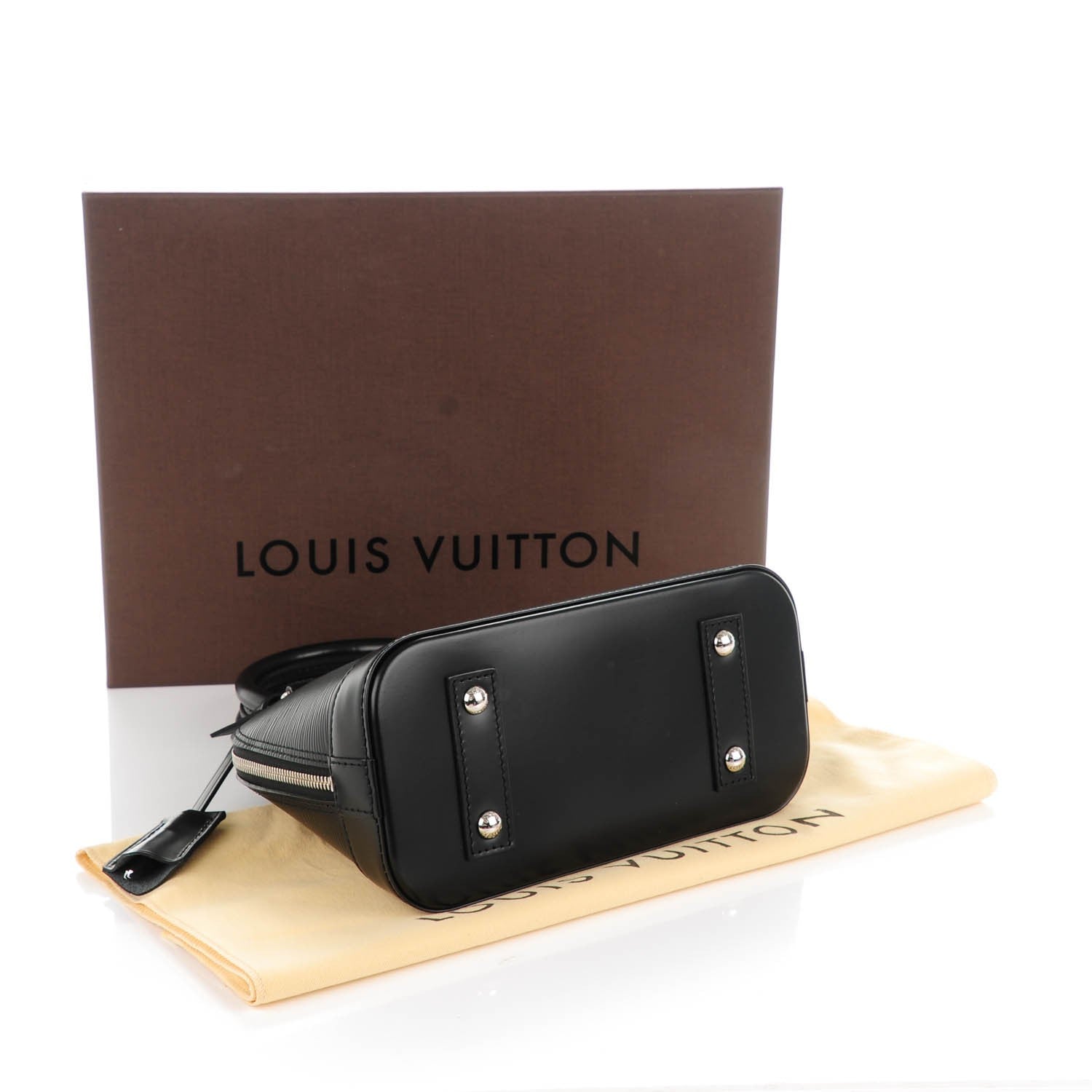 Louis Vuitton Epi Alma BB Black 4 of 7