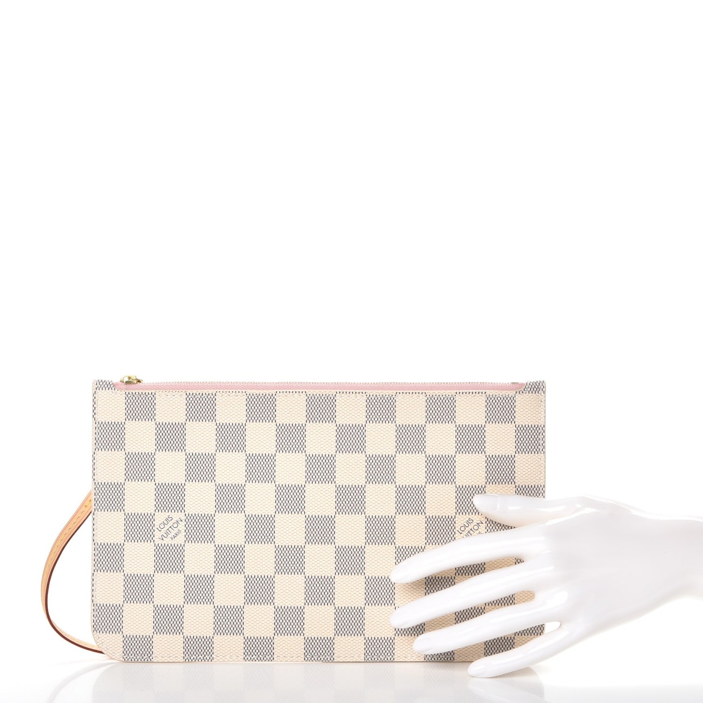 Damier Azur Neverfull MM GM Pochette Rose Ballerine