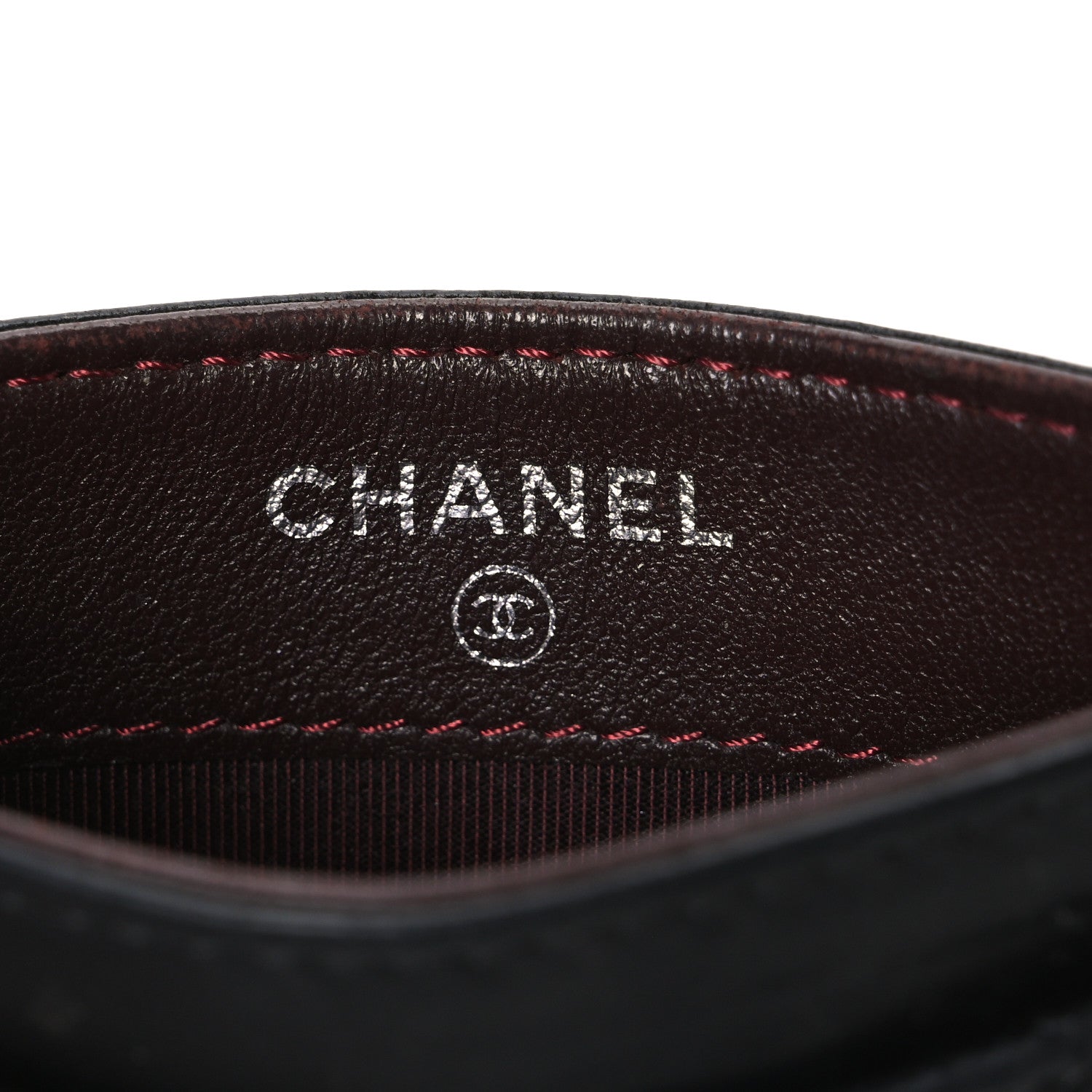 Chanel Lambskin Quilted Card Holder Black 6 of 9