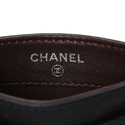 Chanel Lambskin Quilted Card Holder Black 6 of 9