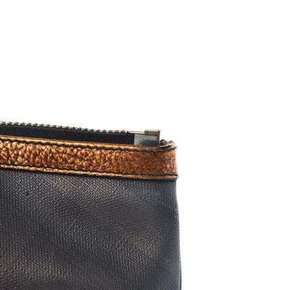 Burberry Smoked Check Cosmetic Case Black Gold 24 of 26