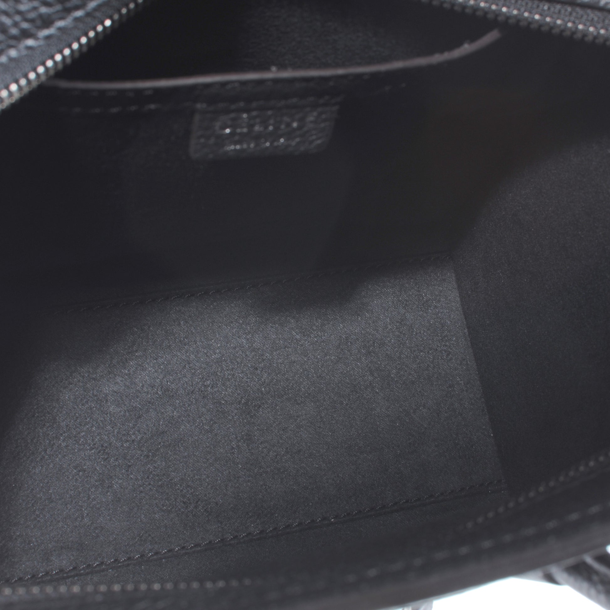 Celine Drummed Leather Nano Luggage Black 5 of 8