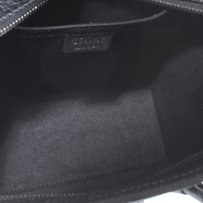Celine Drummed Leather Nano Luggage Black 5 of 8